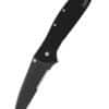 Taschenmesser Kershaw Leek, Schwarz, Wellenschliff