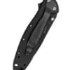 Taschenmesser Kershaw Leek, Schwarz, Wellenschliff