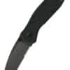 Taschenmesser Kershaw Blur Tanto, Schwarz, Wellenschliff