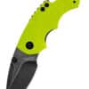 Vreckový nôž Kershaw Shuffle, neónovozelený, BlackWash