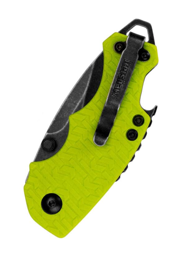 Vreckový nôž Kershaw Shuffle, neónovozelený, BlackWash