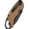 Vreckový nôž Kershaw Shuffle II, svetlohnedý, BlackWash