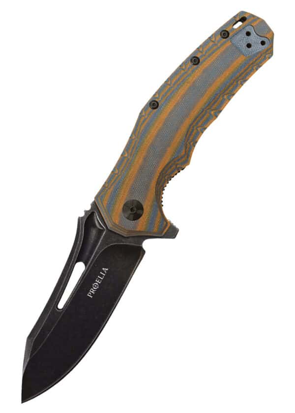 Taschenmesser Proelia Drop Point, blackwash, Defcon