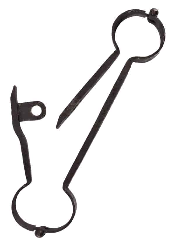 Mittelalterliche Handschellen, handgeschmiedet