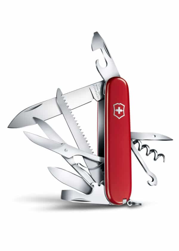 Dôstojnícky nôž, Huntsman, červený