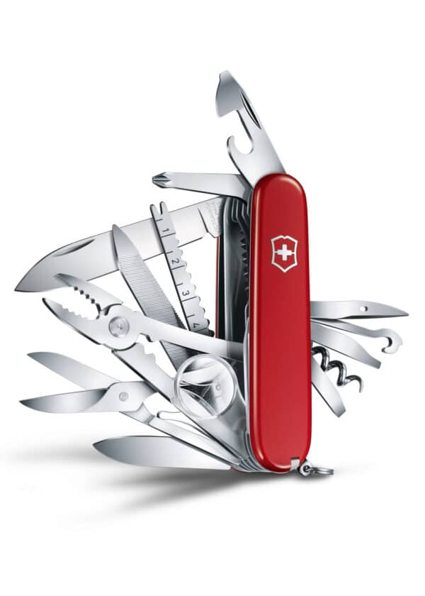 Offiziersmesser, SwissChamp, rot