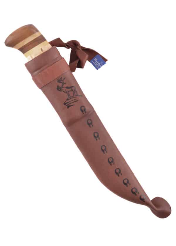 Großes Lappland-Messer Eräleuku, Wood-Jewel