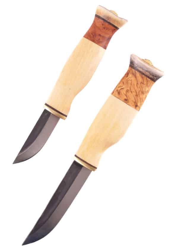 Doppelmesser Kaksoispuukko sarvihatulla, Wood-Jewel