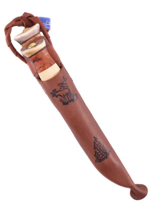 Doppelmesser Kaksoispuukko sarvihatulla, Wood-Jewel