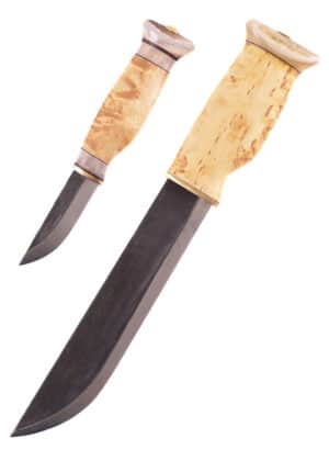 Großes Doppelmesser Lapinleuku, Wood-Jewel