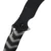 Taschenmesser ZT 0350TS, Schwarz/Tiger Stripe