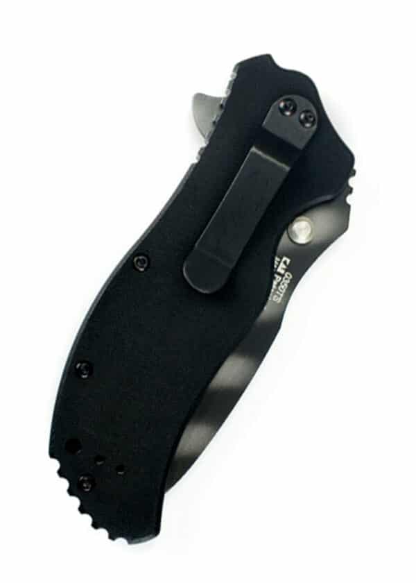 Taschenmesser ZT 0350TS, Schwarz/Tiger Stripe