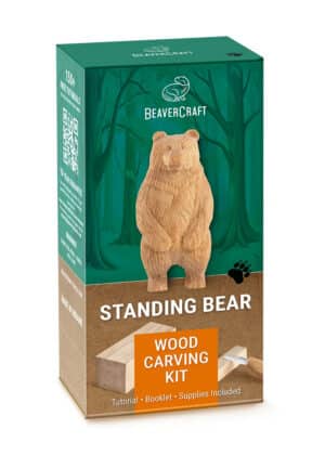 Beavercraft, Stojaci medveď, vyrezávacia súprava