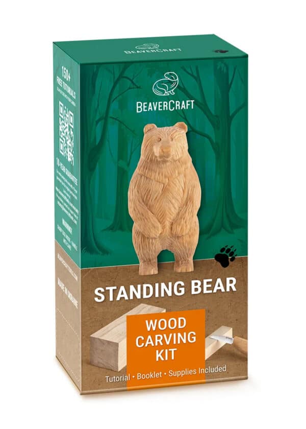 Beavercraft, Stojaci medveď, vyrezávacia súprava