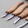 Basic Set mit 4 Messern (4 Messer in der Rolle), BeaverCraft