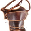 Leder Schulterschutz Arnulf, braun