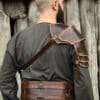 Leder Schulterschutz Arnulf, braun