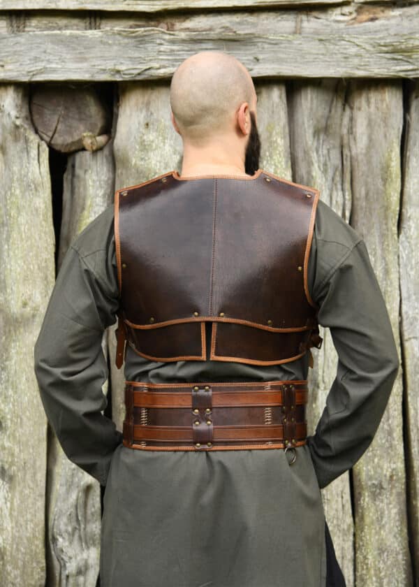 Doppelter Ledergürtel Arnulf, braun
