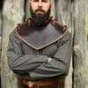 Leder Kragen Arnulf, braun
