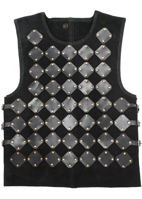 Wildleder Torso Rüstung Vares, schwarz