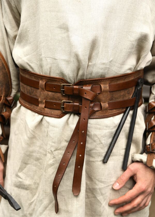 Gürtel Sindri aus Fettleder, braun