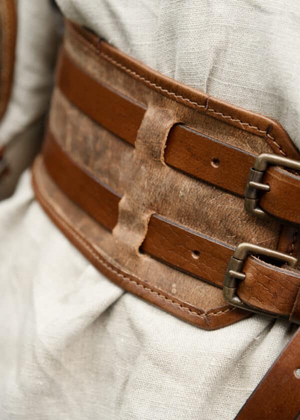 Gürtel Sindri aus Fettleder, braun