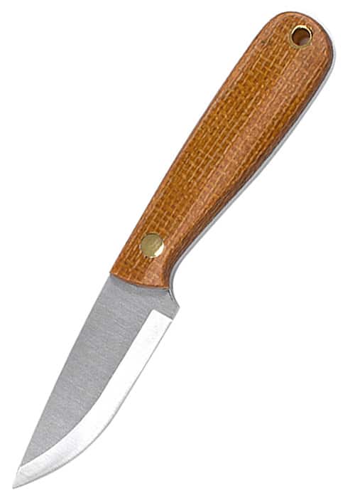 Brisa Necker 70 - Mustard Micarta, Scandi