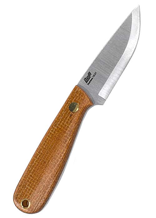 Brisa Necker 70 - Mustard Micarta, Scandi