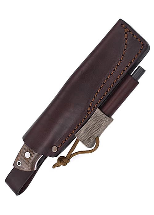 Brisa Trapper 95 - Grünes Micarta, Scandi, Feuerstahl