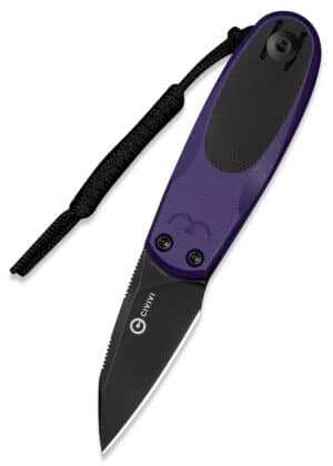 Civivi Purr Nitro-V fialová + čierna G10, čierny Stonewash, vreckový nôž