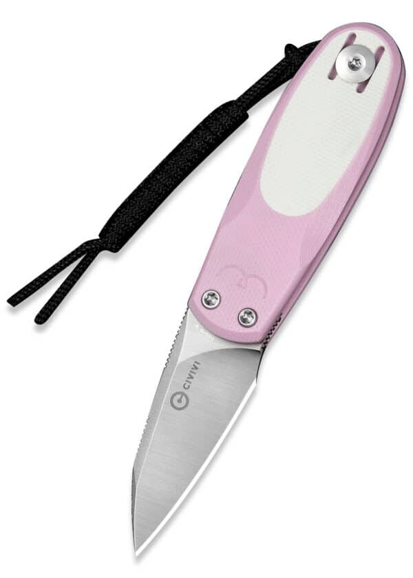 Civivi Purr Nitro-V ružová + biela G10, vreckový nôž