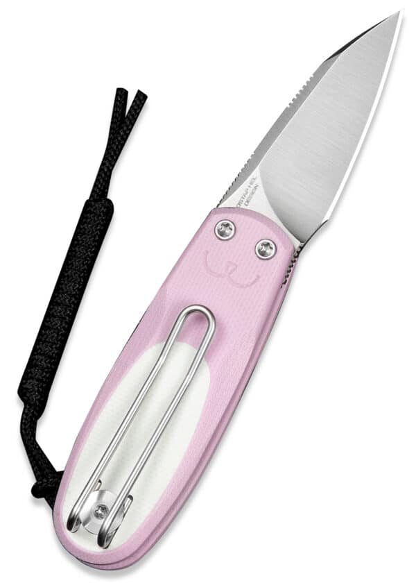 Civivi Purr Nitro-V ružová + biela G10, vreckový nôž