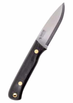 Feststehendes Messer Woodsman, Mooreiche, mit Feuerstahl, Casström