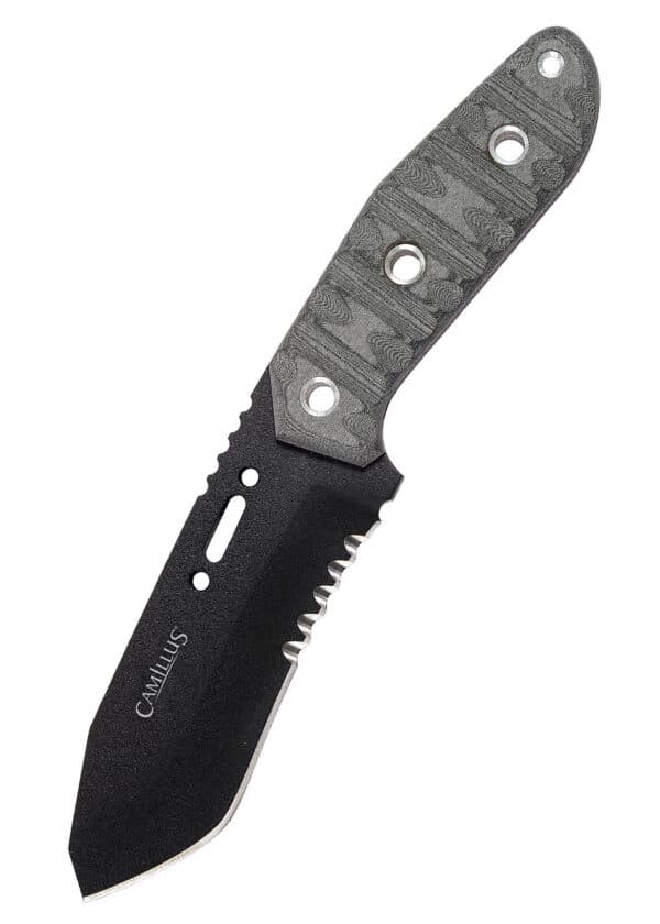 Camillus CK-9.5, Outdoormesser mit Scheide und Signalpfeife