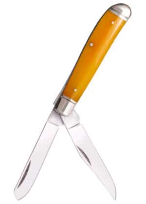 Vreckový nôž Mini Trapper, rukoväť zo žltej kosti, Cold Steel