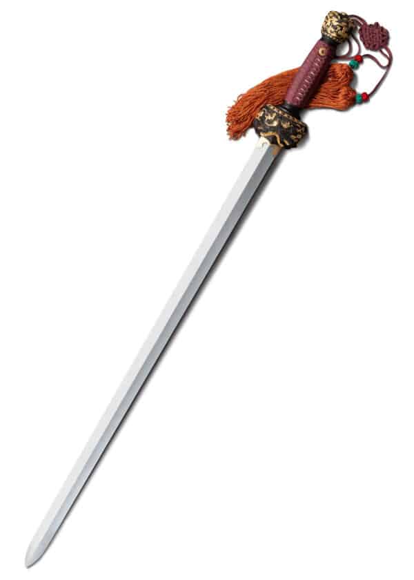 Chinese Two Collar Sea Wave Gim-Schwert, Cold Steel