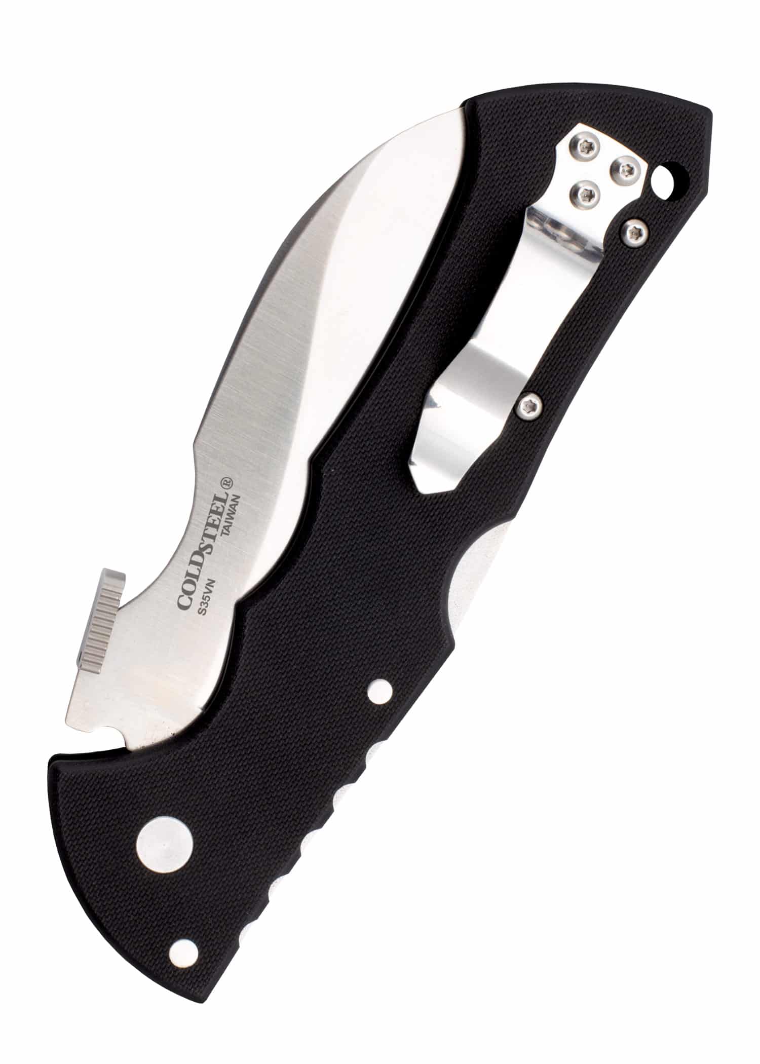 cst-22bb_cold_steel_messer_black_talon_ii_plain_2020 Taschenmesser Black Talon II, S35VN, Glatte Schneide