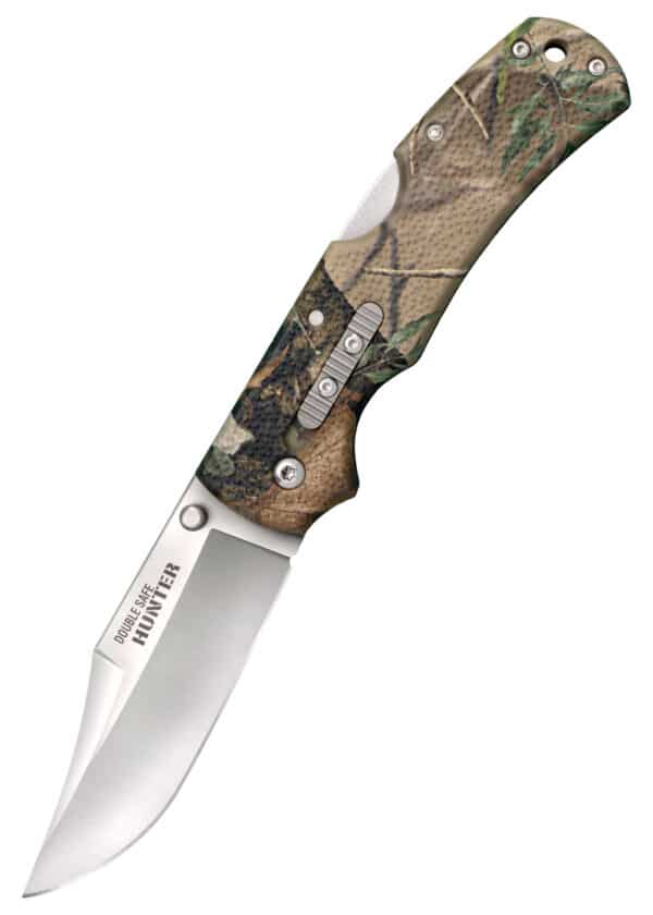 Taschenmesser Double Safe Hunter, Camo, mit Stahl-Clip
