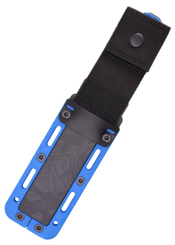 Feststehendes Messer Demko Freereign, Blau-Grau