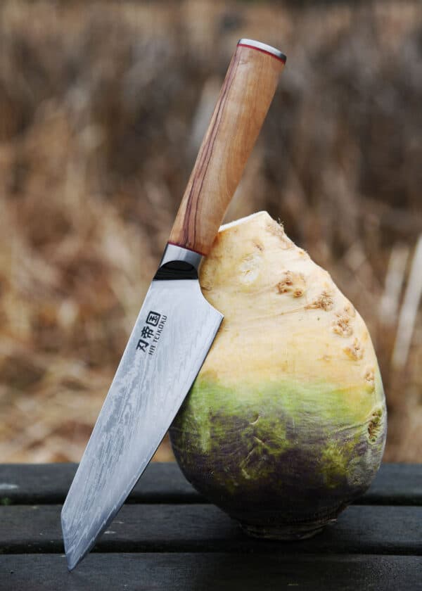 Kochmesser, 16,5 cm Klingenlänge, Damaststahl