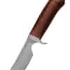 Impala Messer mit Trailing-Point-Klinge und Lederlamellengriff