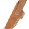 Waterbuck Messer mit Gut-Hook Klinge und Lederlamellengriff