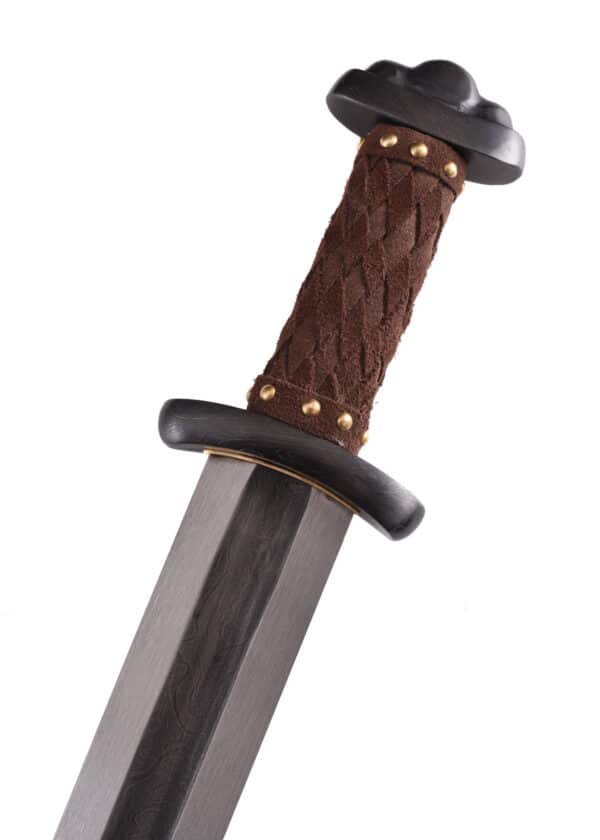 Wikinger-Schwert Godfred mit Damaststahlklinge