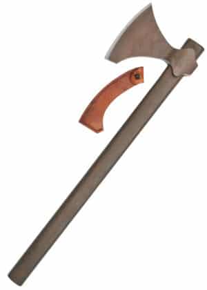 Kurze Wikingeraxt, geschmiedet, Antikfinish