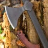 Kurze Wikingeraxt, geschmiedet, Antikfinish