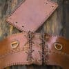 Miedergürtel aus Leder, braun