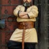 Miedergürtel aus Leder, braun