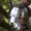 Schulterplatten Giant Warrior aus Stahl, Paar