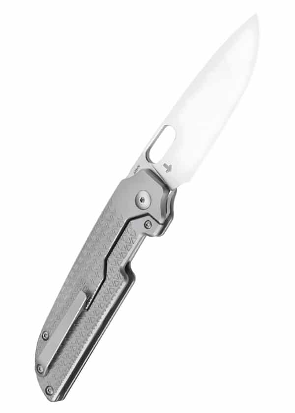 Kizer Knives Taschenmesser Varatas, Titan, stonewashed