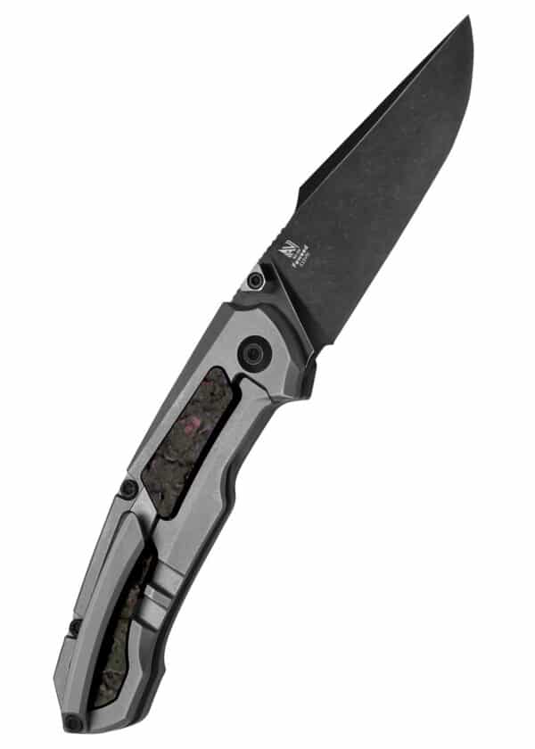Kizer Knives Feweed, Titanium, Fat Carbon Purple Haze, Taschenmesser